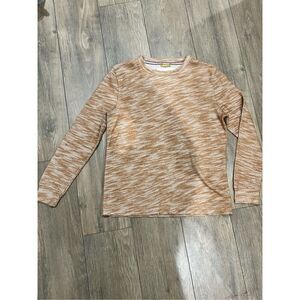 Anthropologie Koto Textured Distressed Tan Beige Sweater Pullover